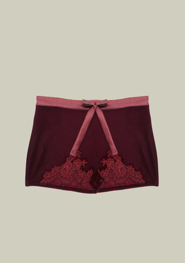 I.D. Sarrieri Shorts In Wine