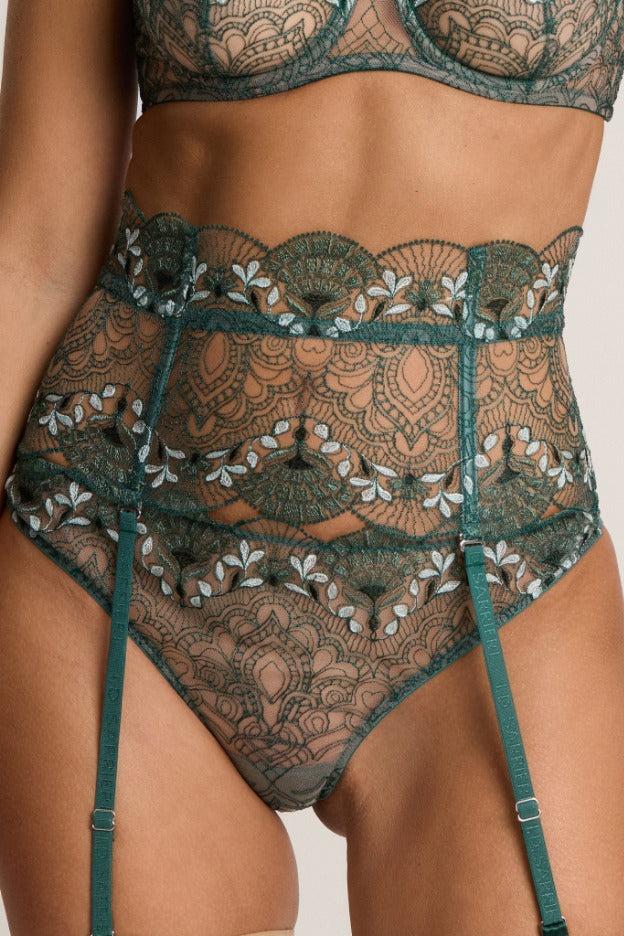 I.D. Sarrieri Suspender Belt In Green