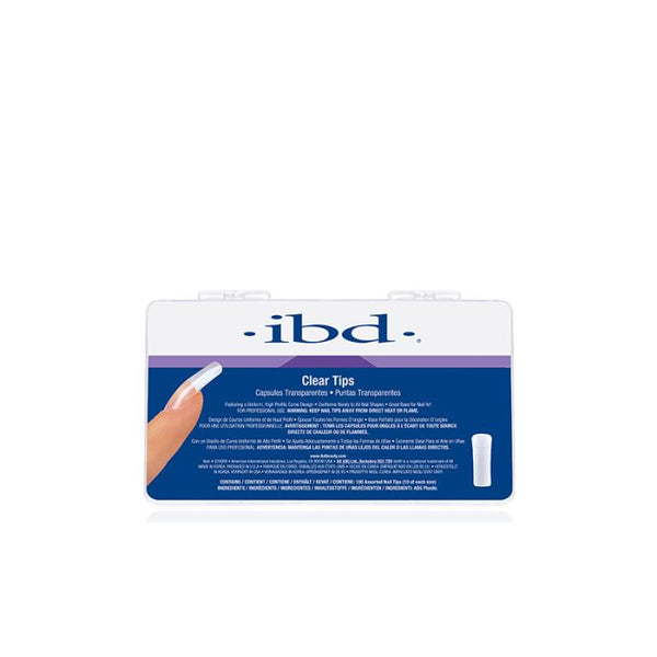 ibd beauty Clear Tips 100 ct