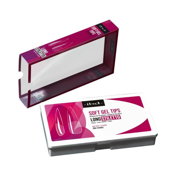 Ibd Beauty Soft Gel Tips - Long Stiletto
