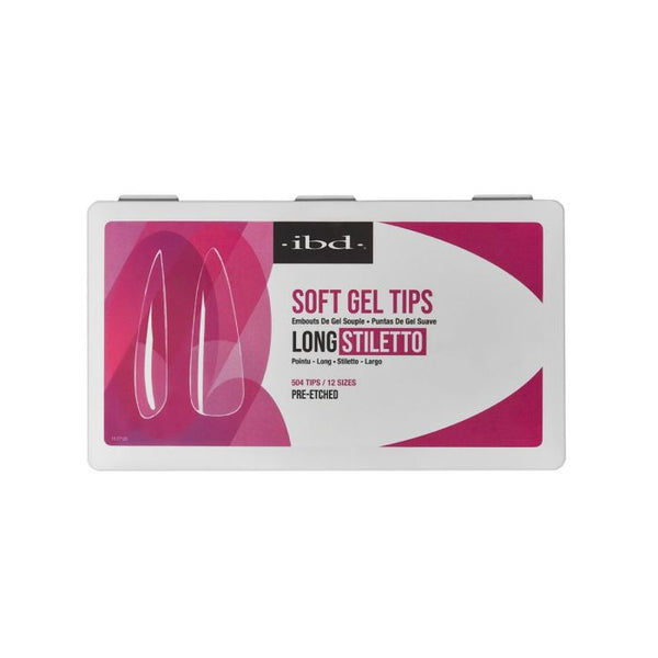 ibd beauty Soft Gel Tips - Long Stiletto