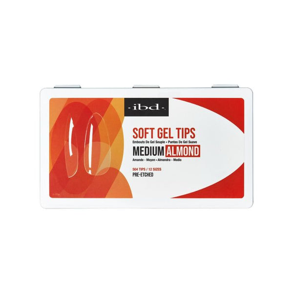ibd beauty Soft Gel Tips - Medium Almond