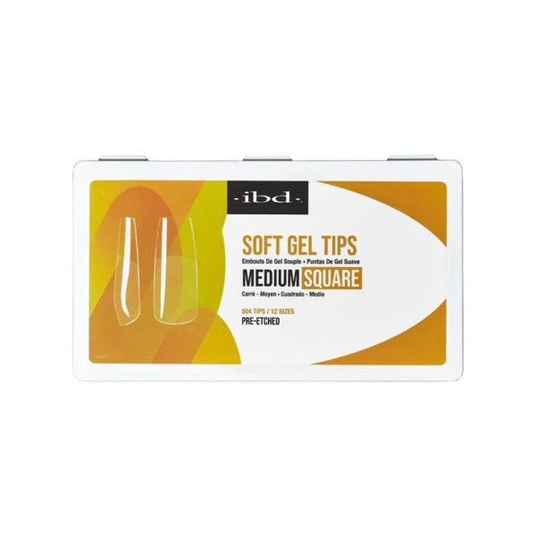Ibd Beauty Soft Gel Tips - Medium Square