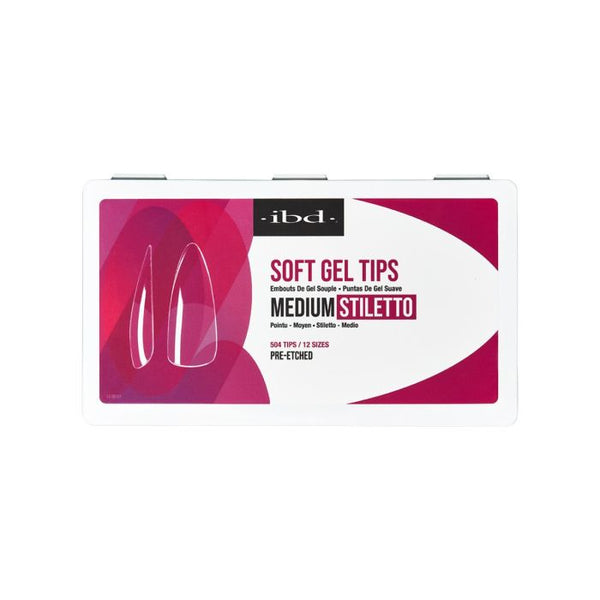 ibd beauty Soft Gel Tips - Medium Stiletto