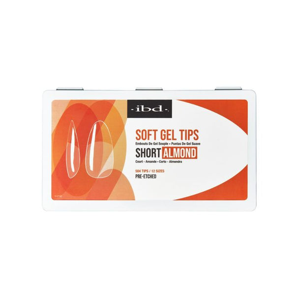 Ibd Beauty Soft Gel Tips - Short Almond