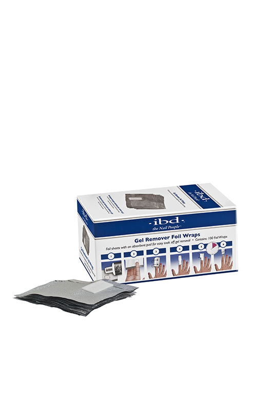 ibd beauty Just Gel Polish Gel Remover Foil Wraps 100 PK