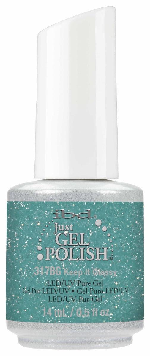ibd beauty JUST GEL POLISH KEEP IT GLASSY 0.5 FL OZ
