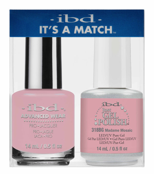 ibd beauty JUST GEL POLISH MADAM MOSAIC 0.5 FL OZ / IBD ADVANCED WEAR MADAM MOSAIC 0.5 FL OZ