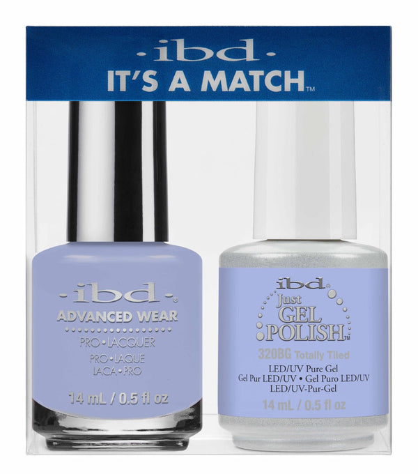 ibd beauty JUST GEL POLISH TOTALLY TILED 0.5 FL OZ / IBD ADVANCED WEAR TOTALLY TILED 0.5 FL OZ