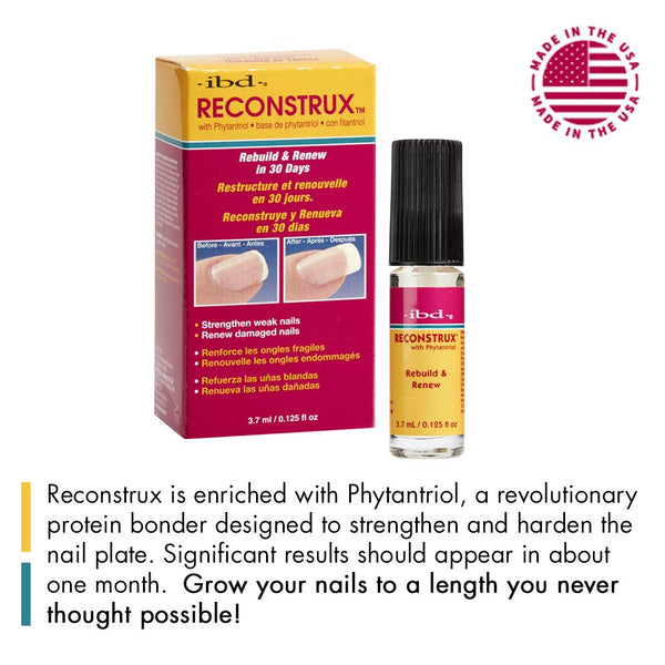 Ibd Beauty Reconstrux Rebuild And Renew Nail Growth 0.125 Oz