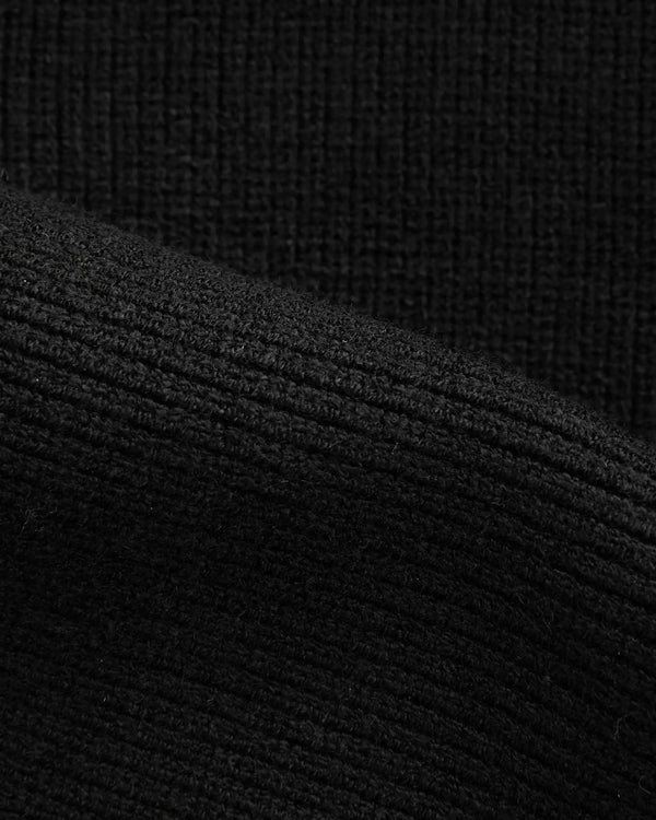 Iben IBEN ATARI RIB CARDIGAN - Black