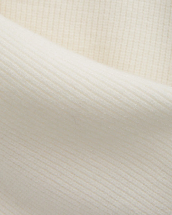 Iben IBEN ATARI RIB CARDIGAN - Offwhite