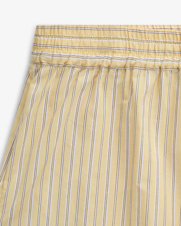 Iben IBEN ATARI SHORTS - Yellow Stripe