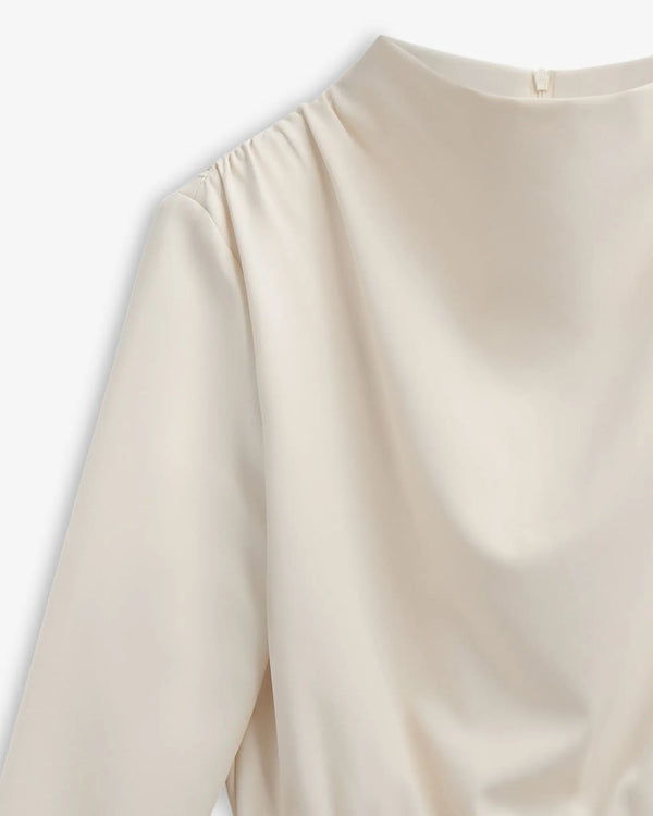 Iben IBEN BEVERLY SHORT DRESS - Cream