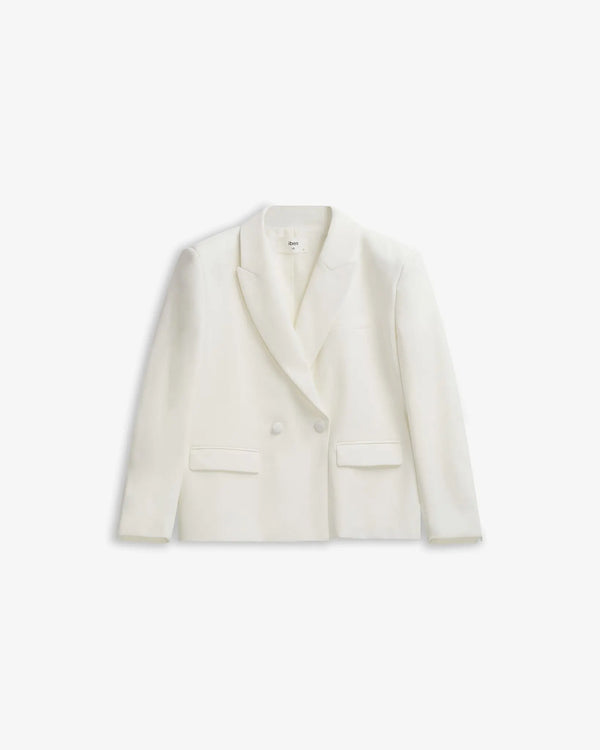 Iben IBEN REFINED BLAZER - White