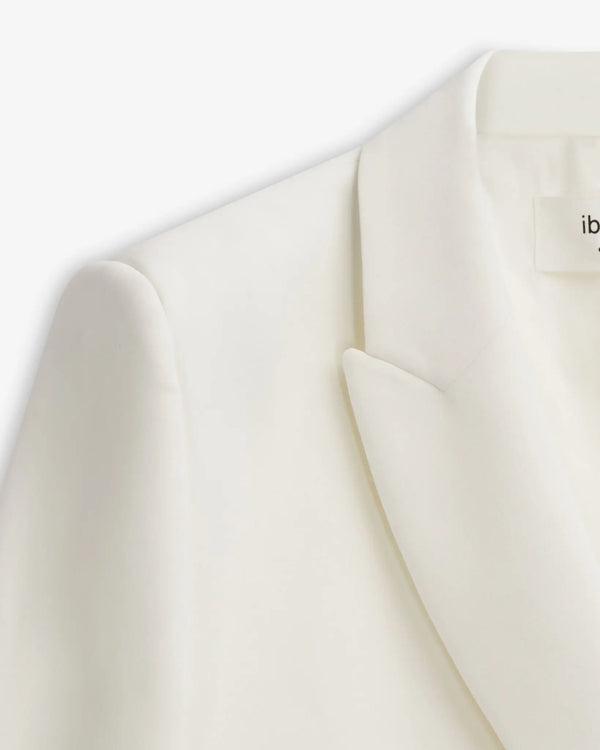 Iben IBEN REFINED BLAZER - White