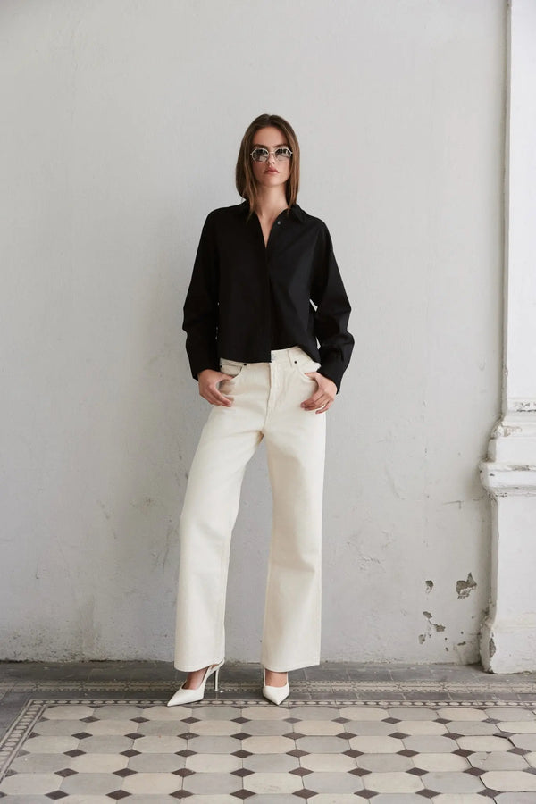 Iben IBEN REIGN JEANS - Ecru