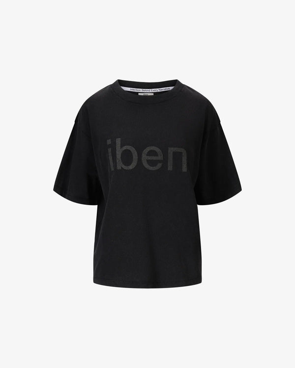iben IBEN ROCKY TEE - Washed Black