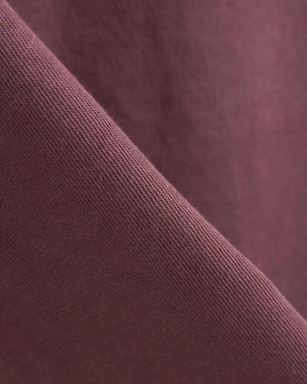 Iben IBEN ROCKY TEE - Washed Burgundy