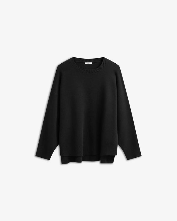 iben IBEN SERGE ROUNDNECK SWEATER - Black