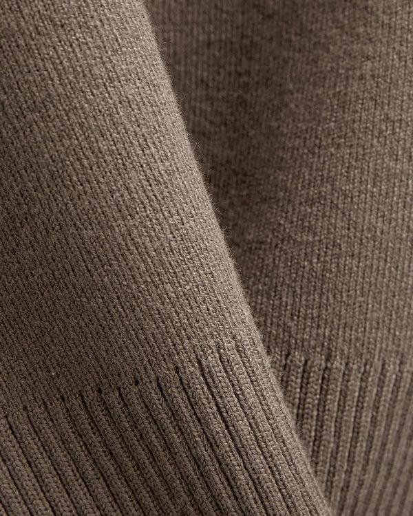 Iben IBEN SERGE ROUNDNECK SWEATER - Taupe