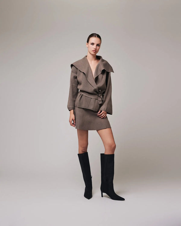 Iben IBEN SERGE SKIRT - Taupe