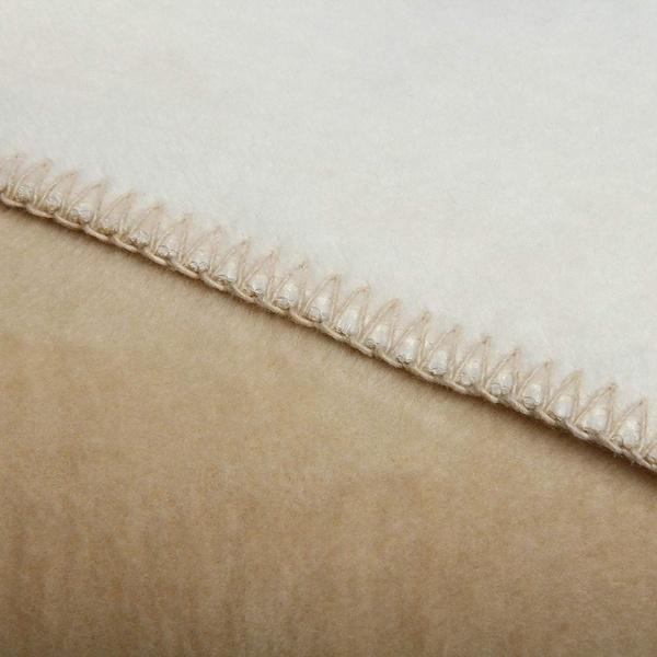 Ibena Cotton Blend Soft Solid Color King Size Bed Blanket