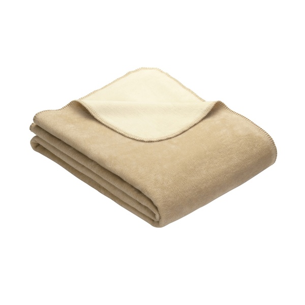 ibena Cotton Blend Soft Solid Color Queen Size Bed Blanket