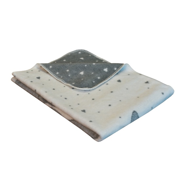 Ibena Cute Gender Neutral Multi Purpose Bunny Friends Baby Blanket By LBENA