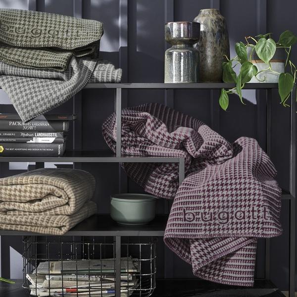 ibena Deluxe bugatti Glencheck Houndstooth Throw Size Blanket