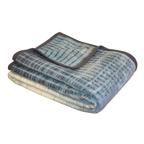 Ibena Premium Contemporary Style Seafoam / Blue Throw Blanket Emmen