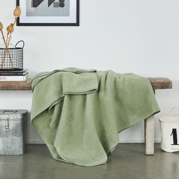 Ibena Pure Cotton Comfy Throw Blanket In 10 Fashion Colors