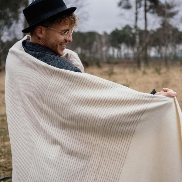 Ibena Pure Organic Cotton Natural Inspired Throw Blanket 5 Colors