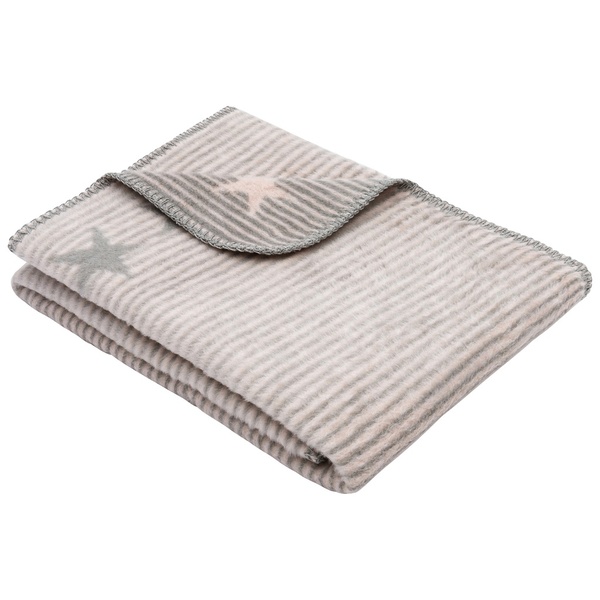 Ibena Striped Cotton Blend Lightweight Breathable Baby Blanket Lelu