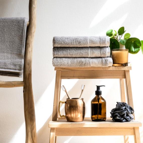 Ibena VOSSEN Balance Hand Towel 19.5 X 39in 85% Cotton & 15% Hemp