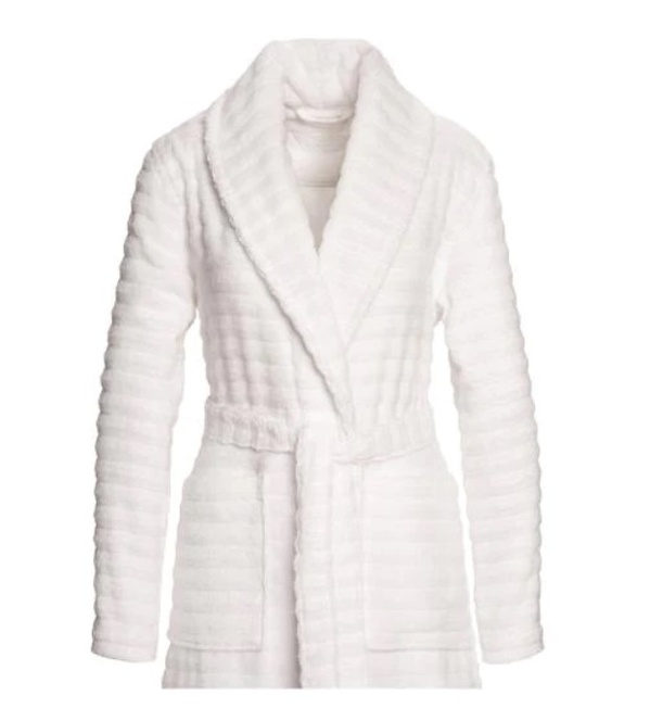 Ibena VOSSEN ‘Coco’ Women’s Vegan Elegant Bathrobe 100% Organic Cotton