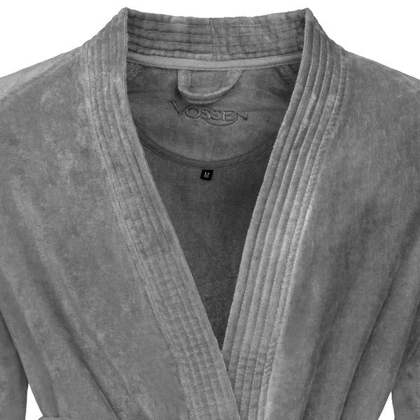 Ibena VOSSEN ‘Dallas’ Unisex Modern Bathrobe 100% Organic Cotton