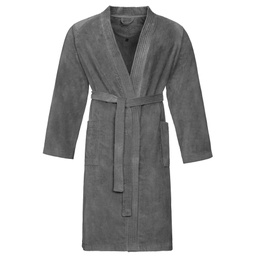 ibena VOSSEN ‘Dallas’ Unisex Modern Bathrobe 100% Organic Cotton
