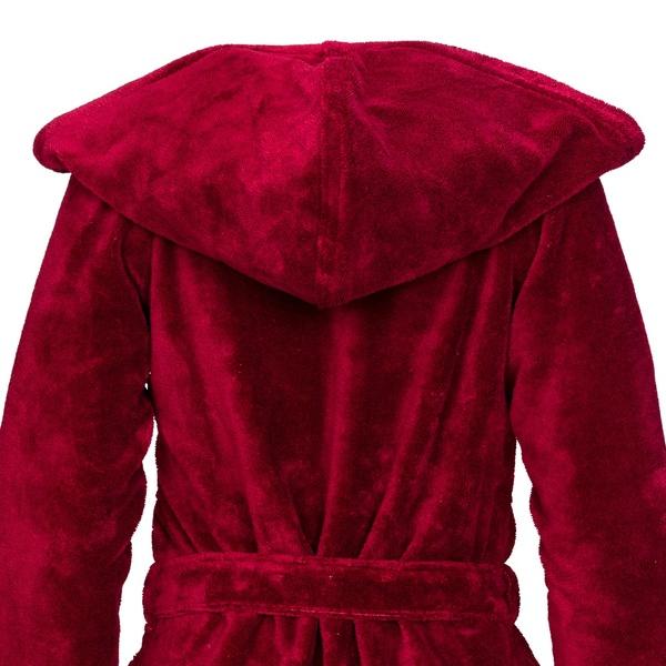 Ibena VOSSEN ‘Palermo’ Women’s Hooded Bathrobe With Zipper
