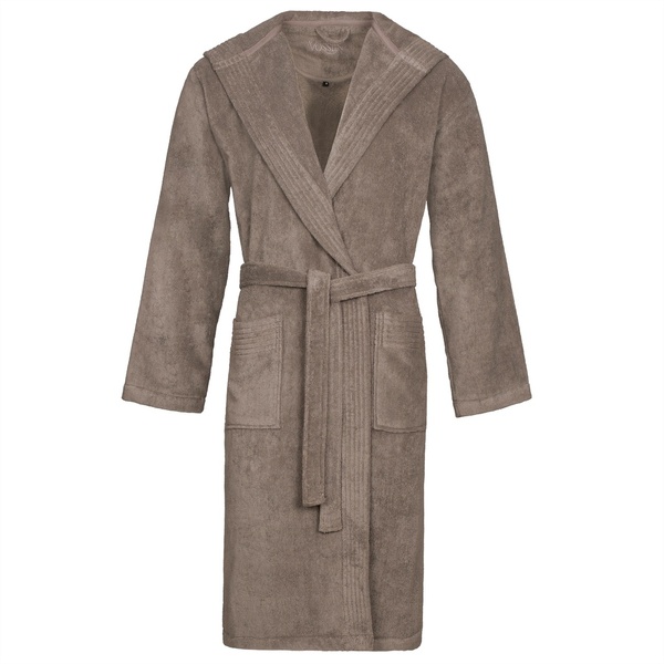 ibena VOSSEN ‘Vegan Life’ Unisex Classic Bathrobe 100% Organic Cotton