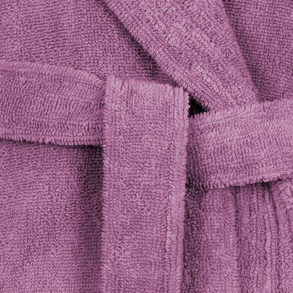 Ibena VOSSEN ‘Vegan Life’ Unisex Classic Bathrobe 100% Organic Cotton