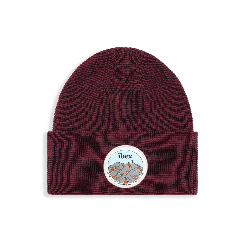 ibex Alpine Waffle Knit Beanie Winetasting