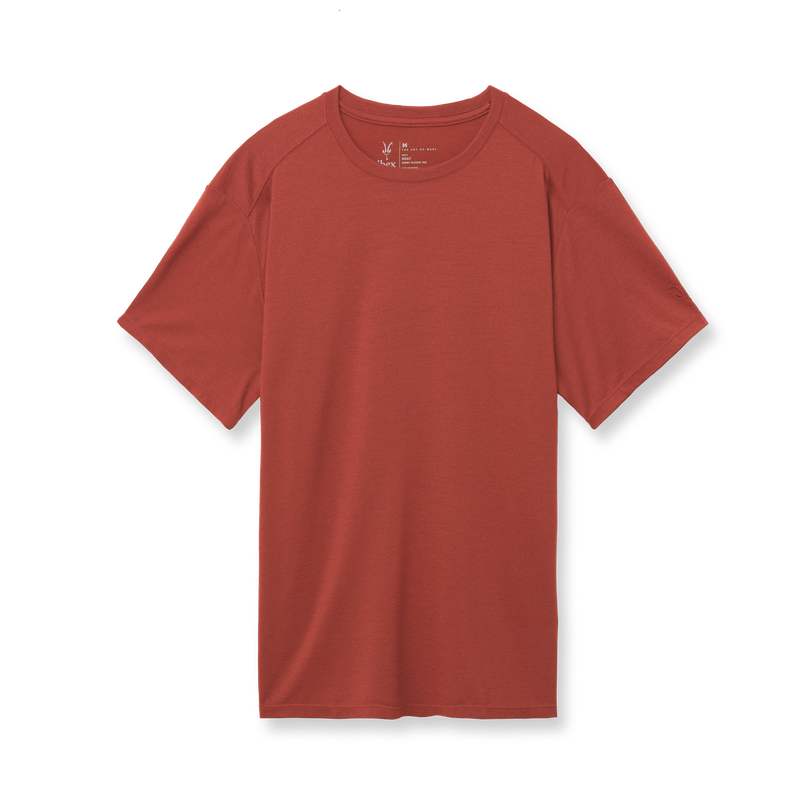 ibex Men's GOAT Short Sleeve Crew Cayenne