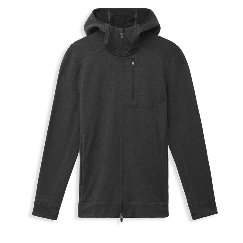 Ibex Men's Mammoth Full Zip Hoodie Moonrock