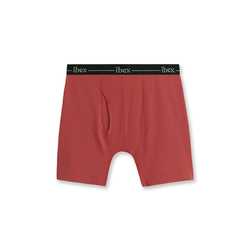 Ibex Men's Natural Boxer Brief Anthracite