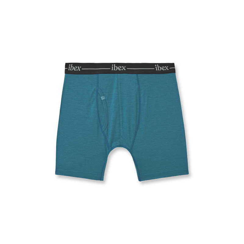Ibex Men's Natural Boxer Brief Anthracite