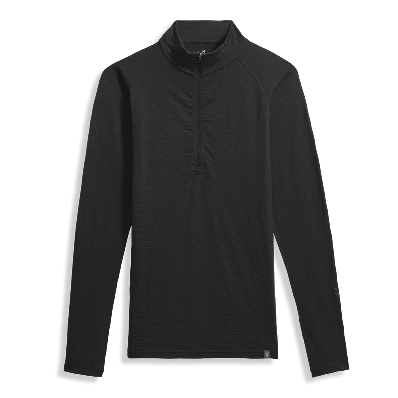 Ibex Men's Woolies Pro Tech 1/4 Zip Olive Drab