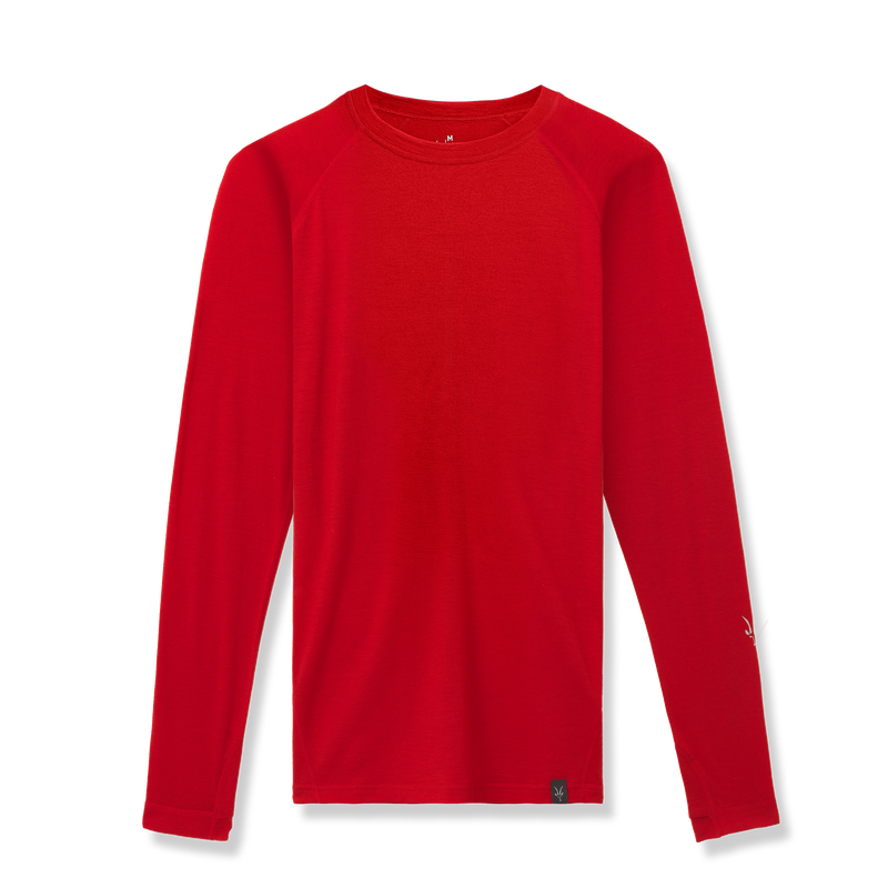 Ibex Men's Woolies Pro Tech Crew Black Grey Stripe