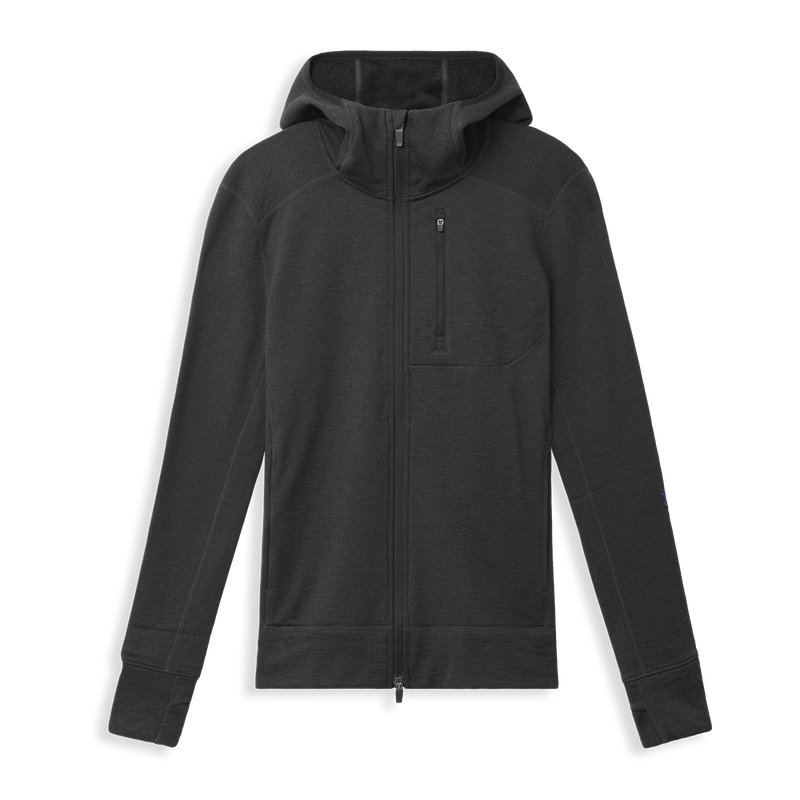Ibex Women's Mammoth Full Zip Hoodie Moonrock