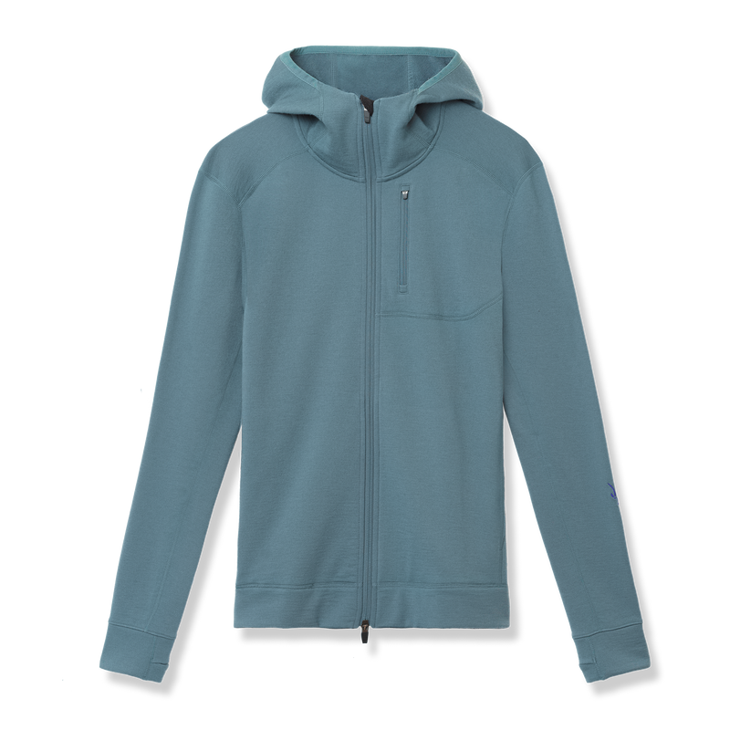 Ibex Women's Mammoth Full Zip Hoodie Moonrock